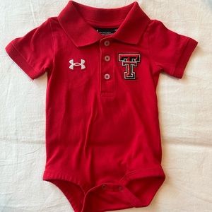 Texas Tech under armour baby polo